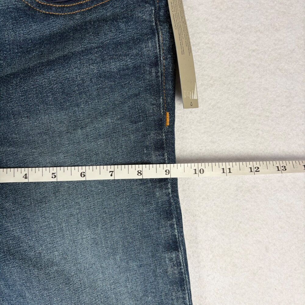 NWT HUDSON Nico Straight Ankle Maternity Jeans Women's 28 Blue Normcore Minimal - Picture 8 of 10